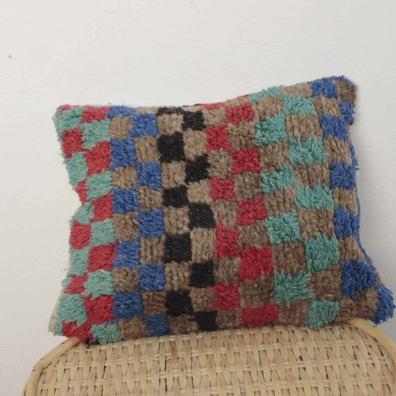 Moroccan shag pillow