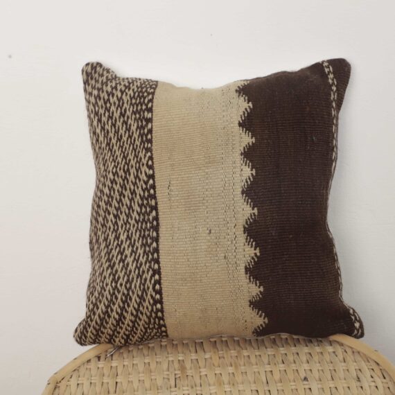 Neutral Moroccan pillow