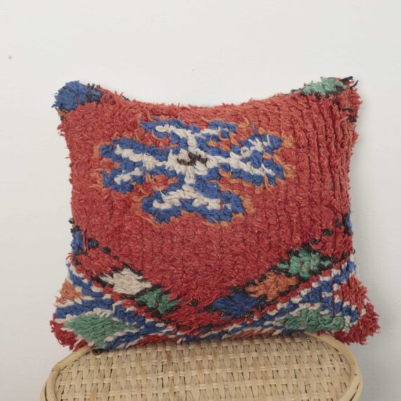 Boho shag pillow