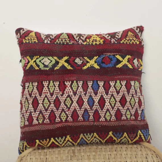 Moroccan Tribal Kilim Pillow