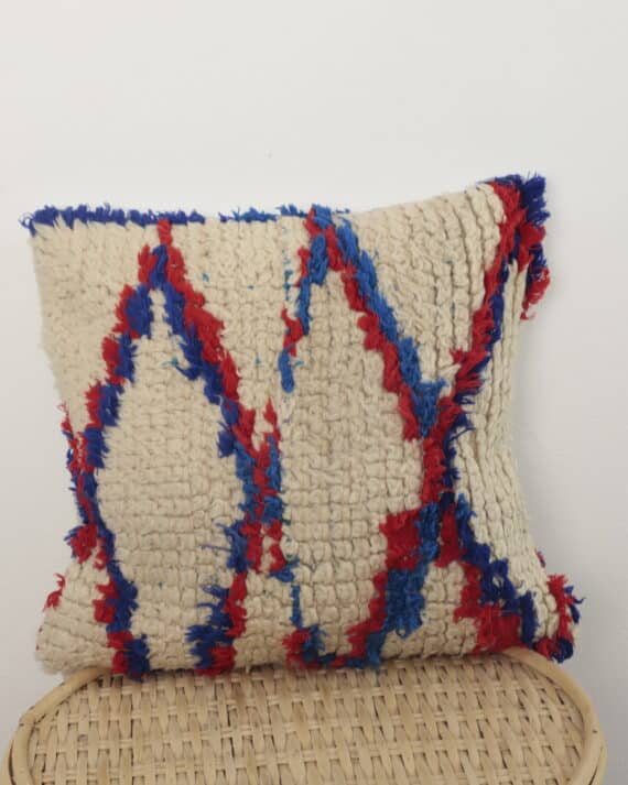 Moroccan shag pillow