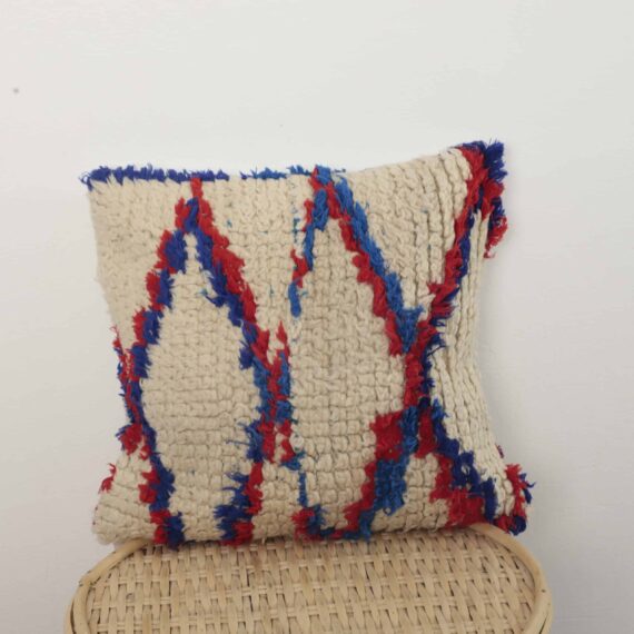 Moroccan shag pillow