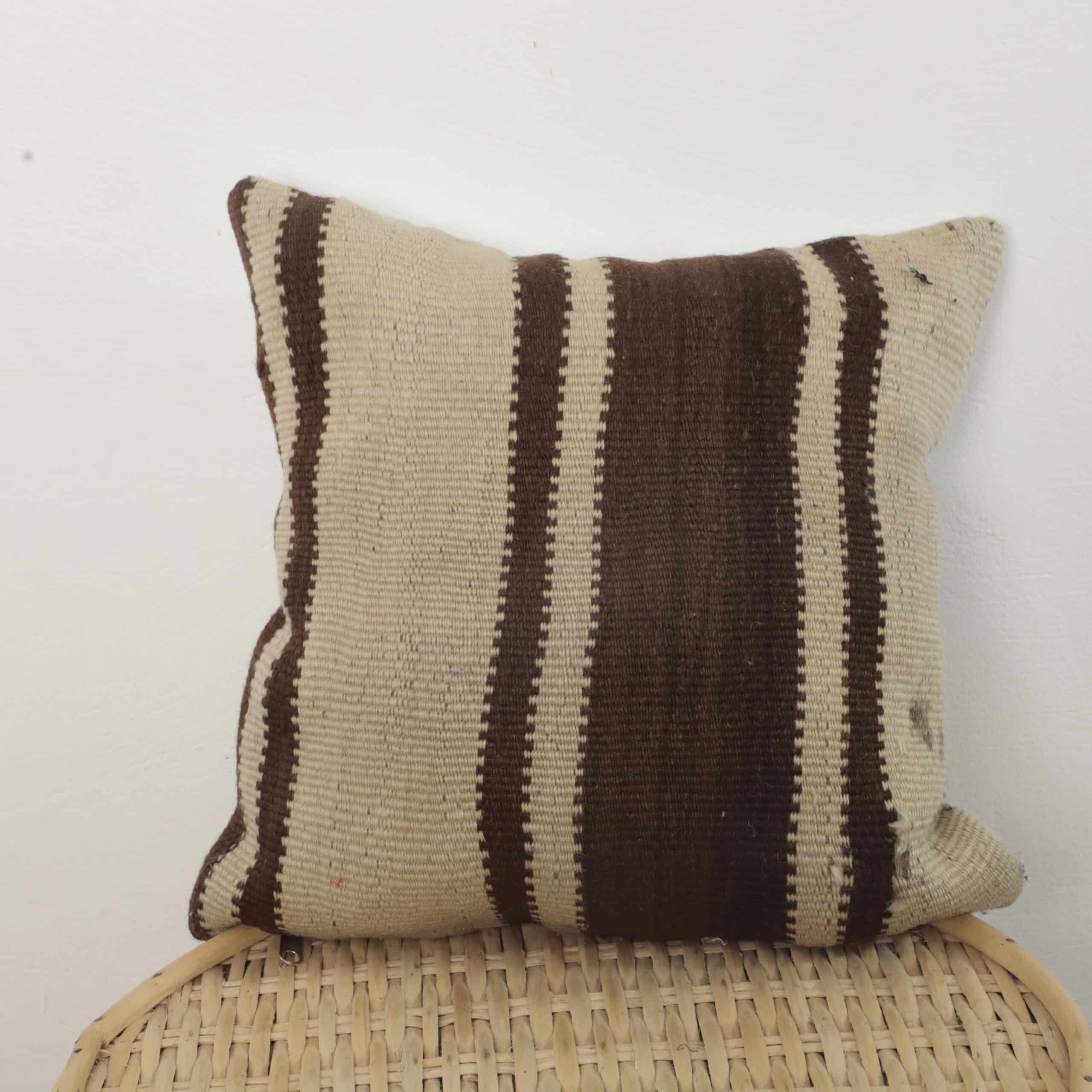 striped Moroccan pillow