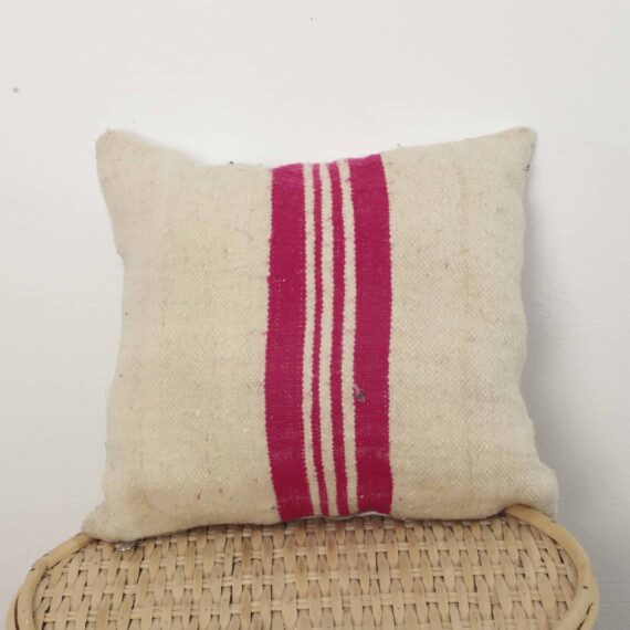 cream Moroccan pillow