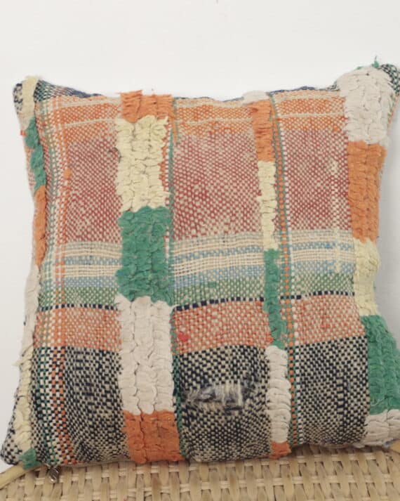 Moroccan checkered pillow
