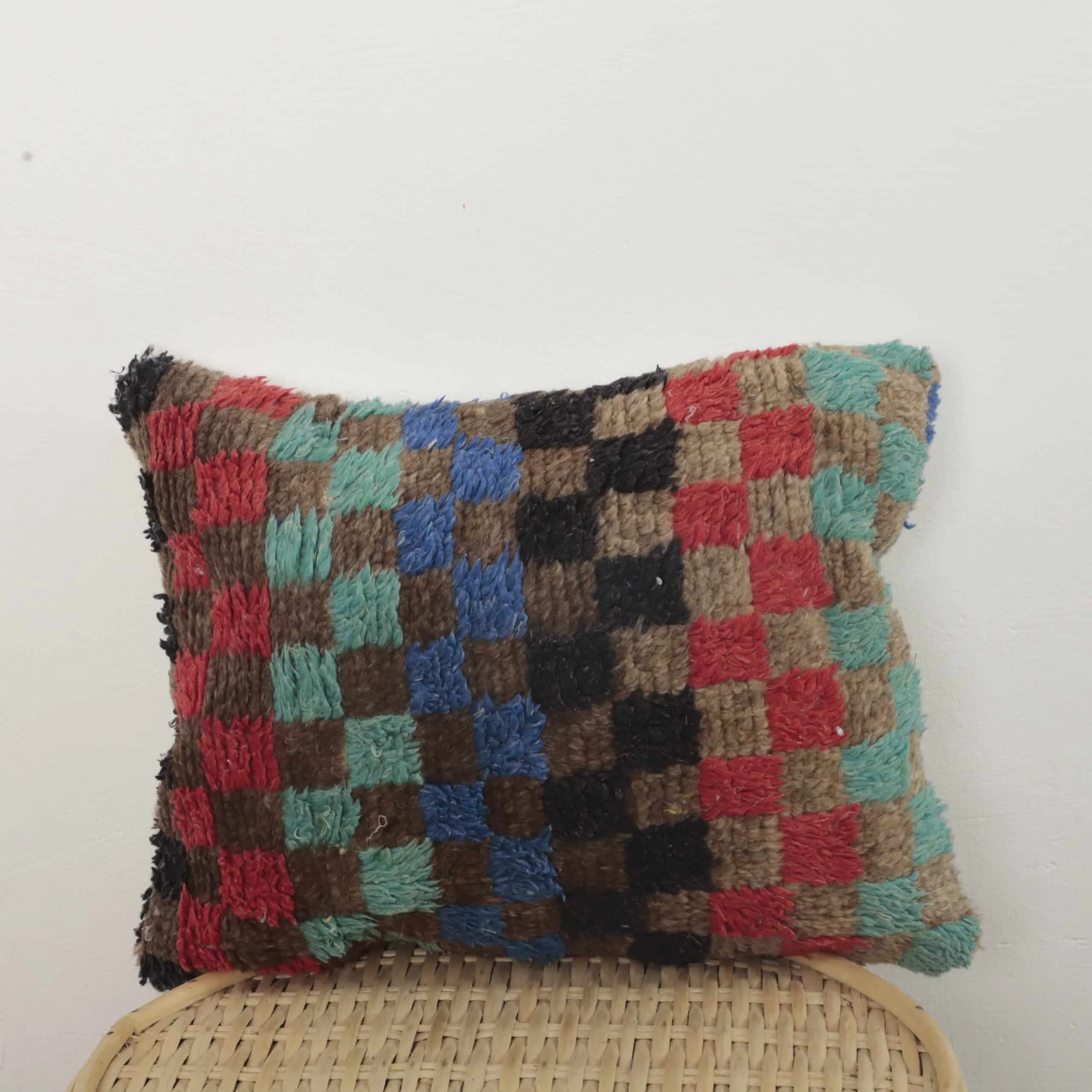 Moroccan Checkered Pillow