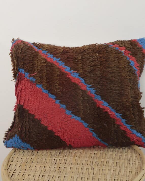 Moroccan shag pillow