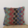 Moroccan checkered pillow