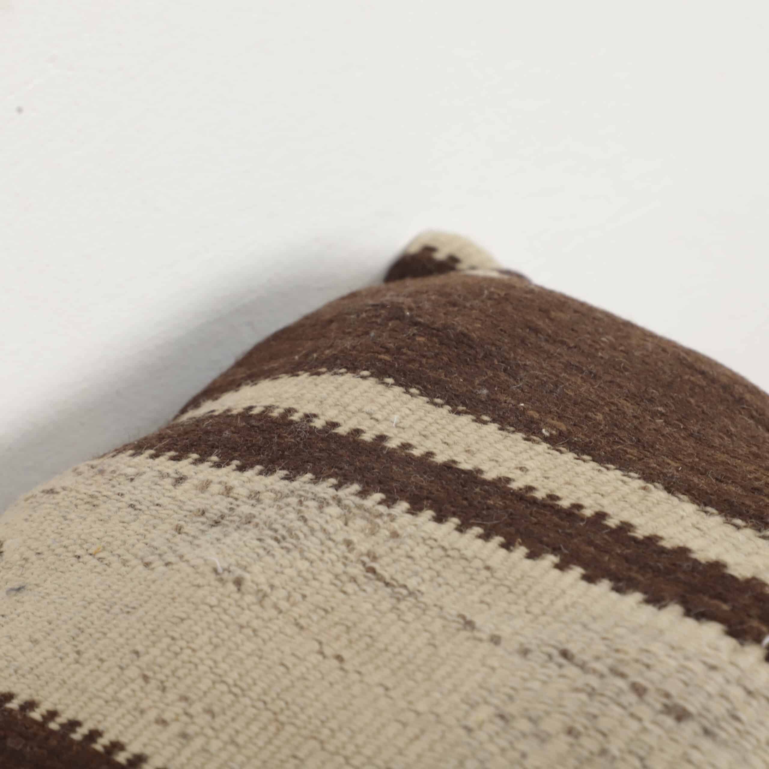 Handwoven Moroccan Kilim Pillow 37x36 cm | Authentic Berber Cushion - Image 2