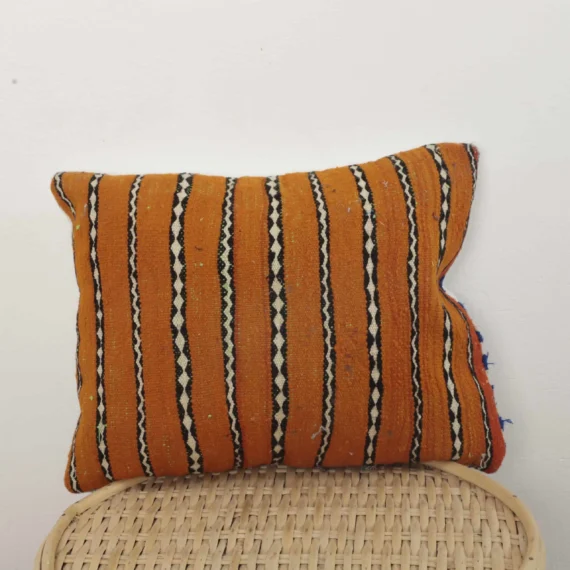 Moroccan Striped Kilim Pillow