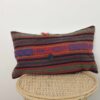Moroccan lumbar kilim pillow