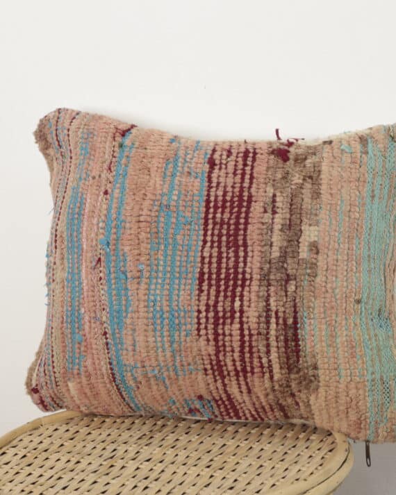 Moroccan vintage wool pillow