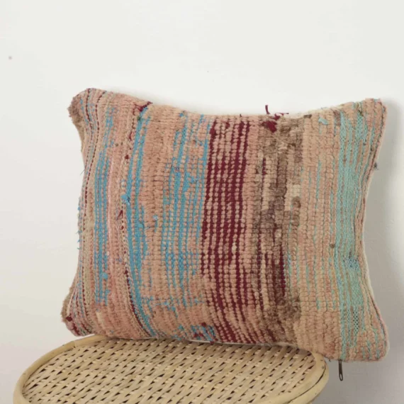 Moroccan Floral Wool Pillow
