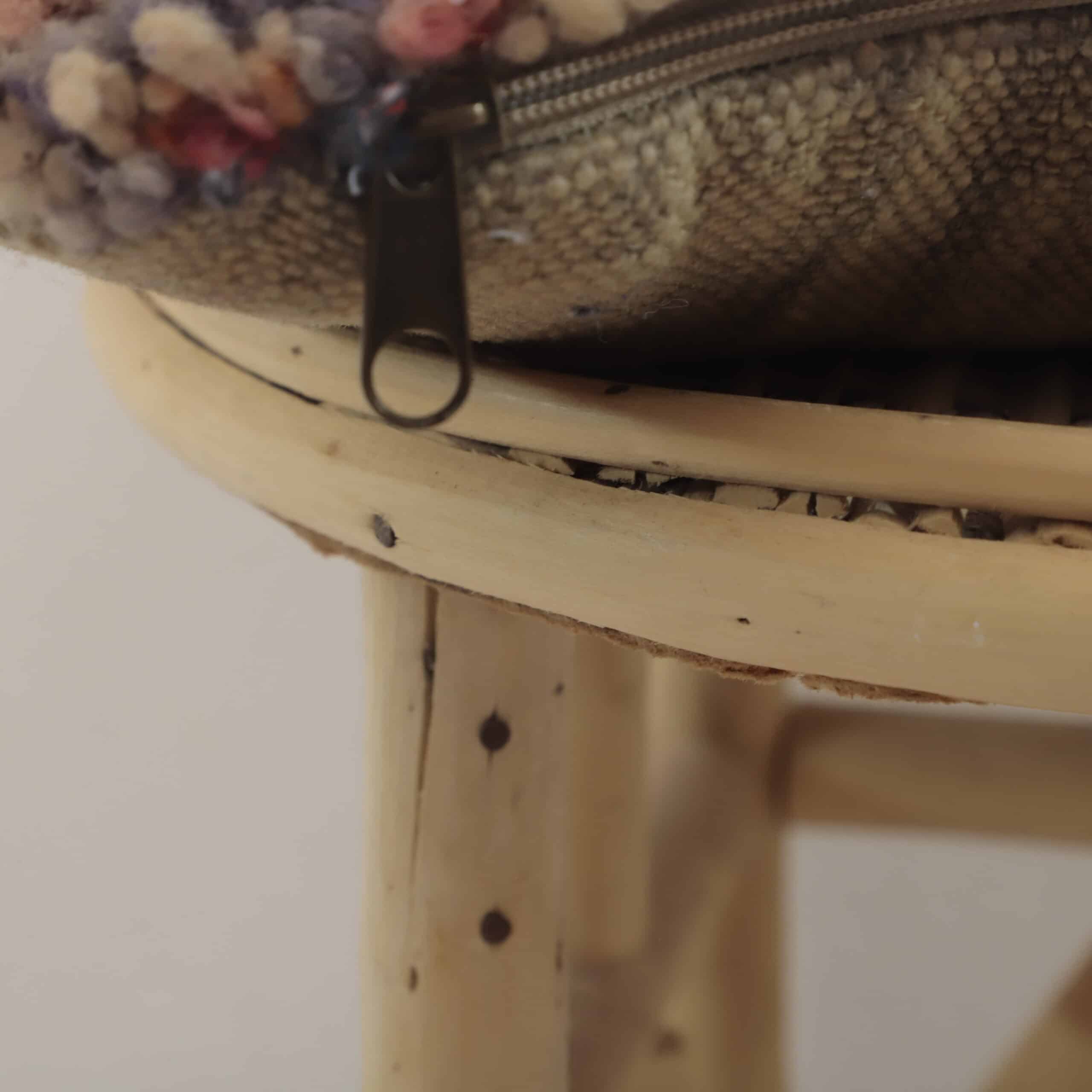 Moroccan Soft Wool Pillow 45x36 cm | Handmade Berber Cushion - Image 6