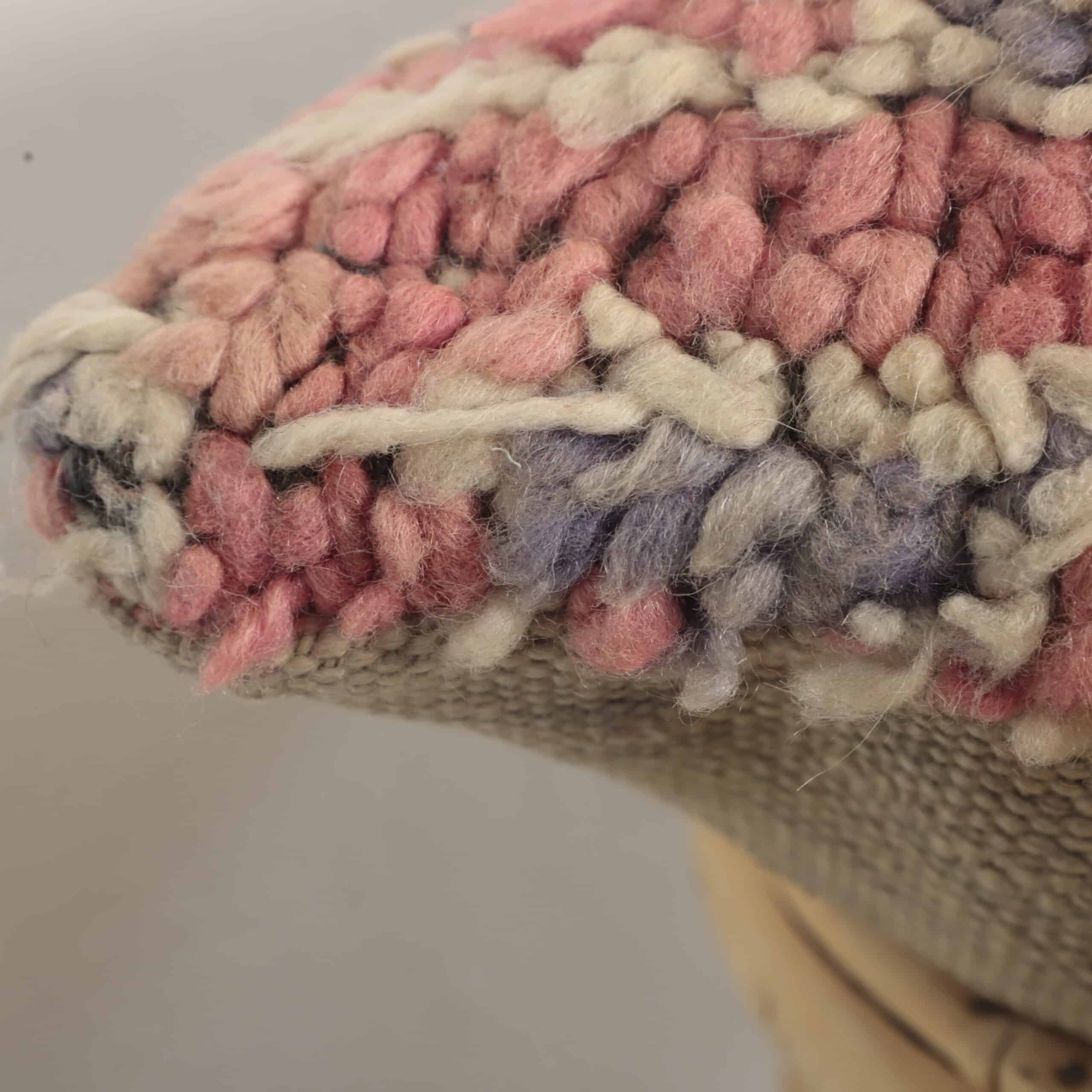 Moroccan Soft Wool Pillow 45x36 cm | Handmade Berber Cushion - Image 7