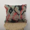 Moroccan abstract kilim pillow
