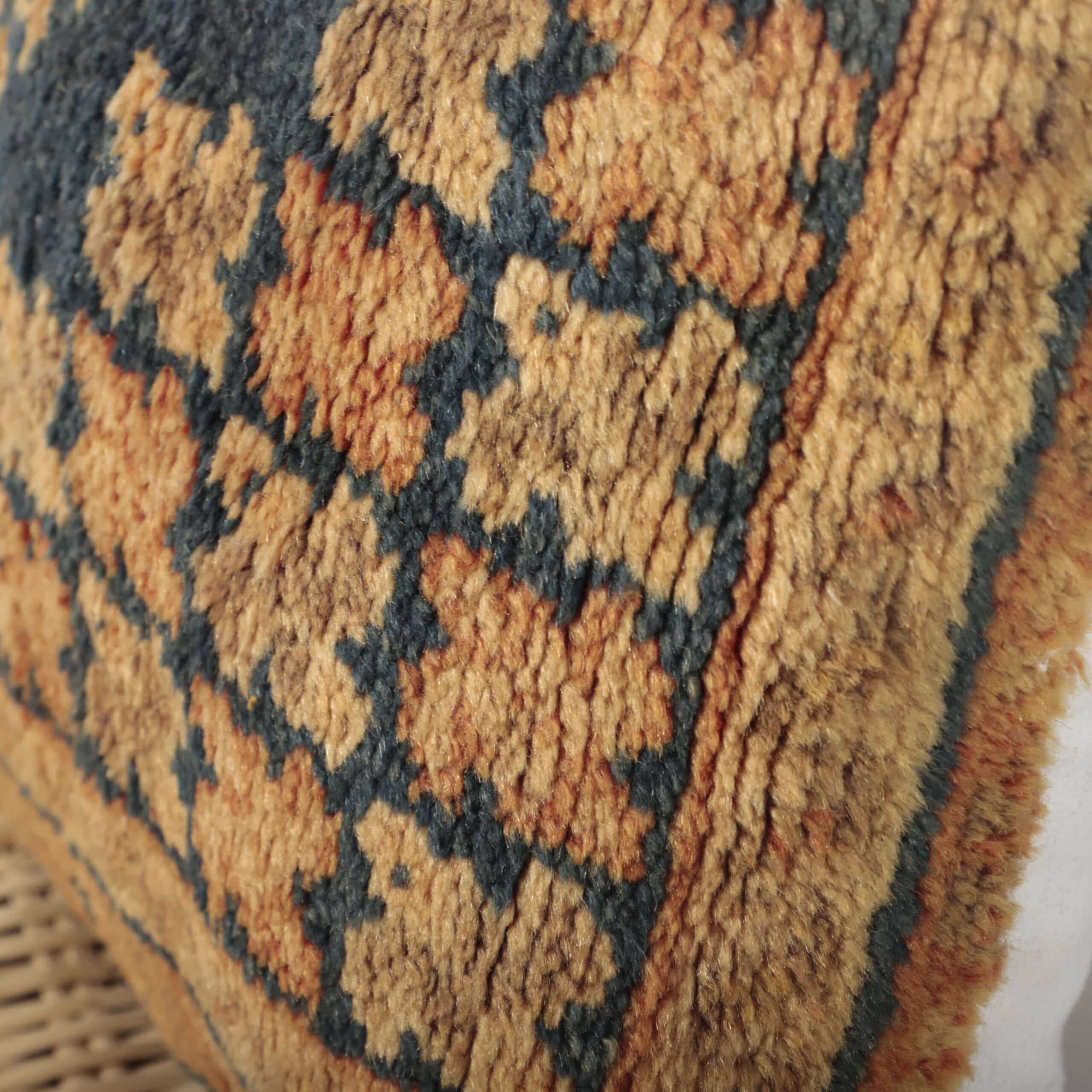 Moroccan Square Pillow 40x40 cm – Handmade Vintage Berber Cushion - Image 3