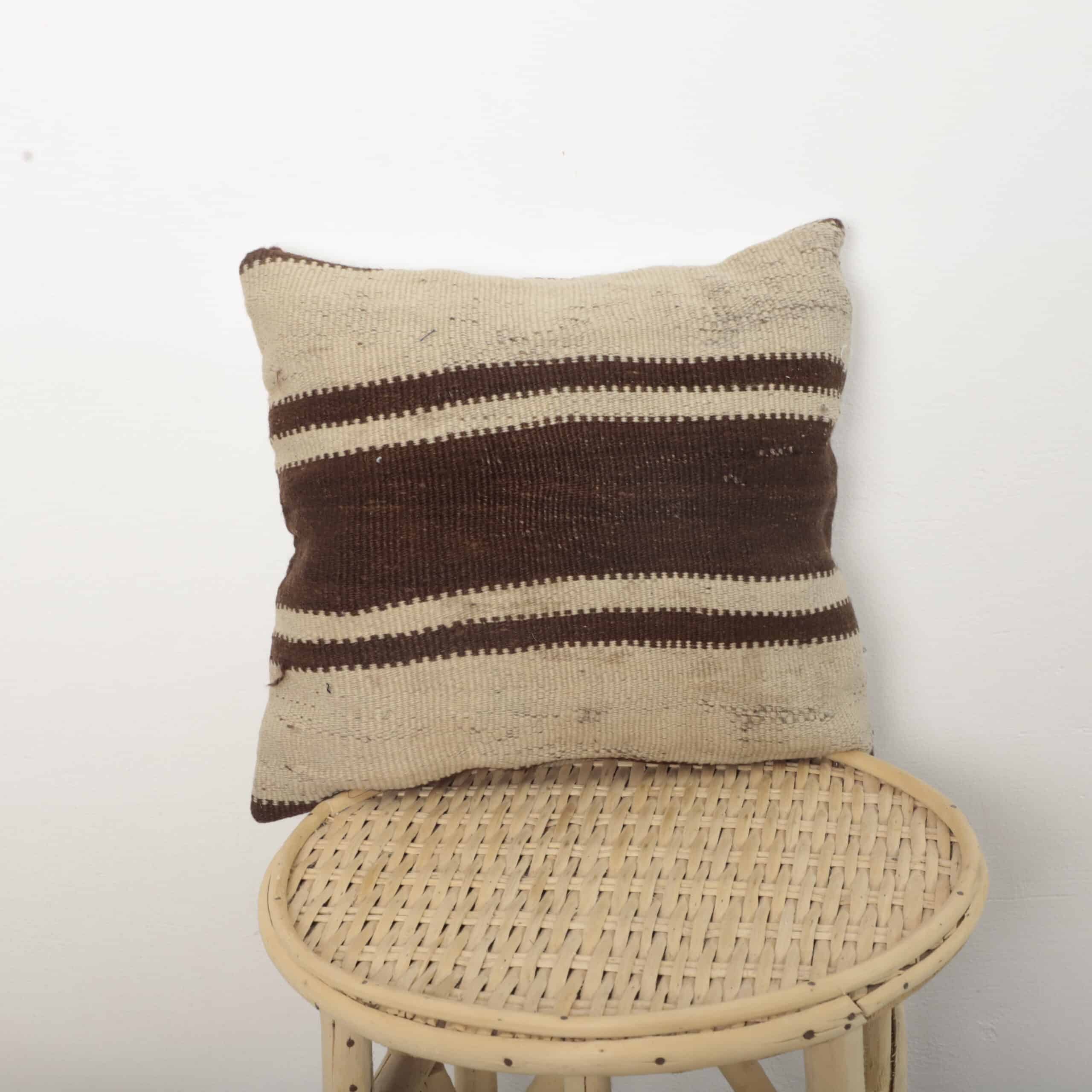 neutral Moroccan pillow