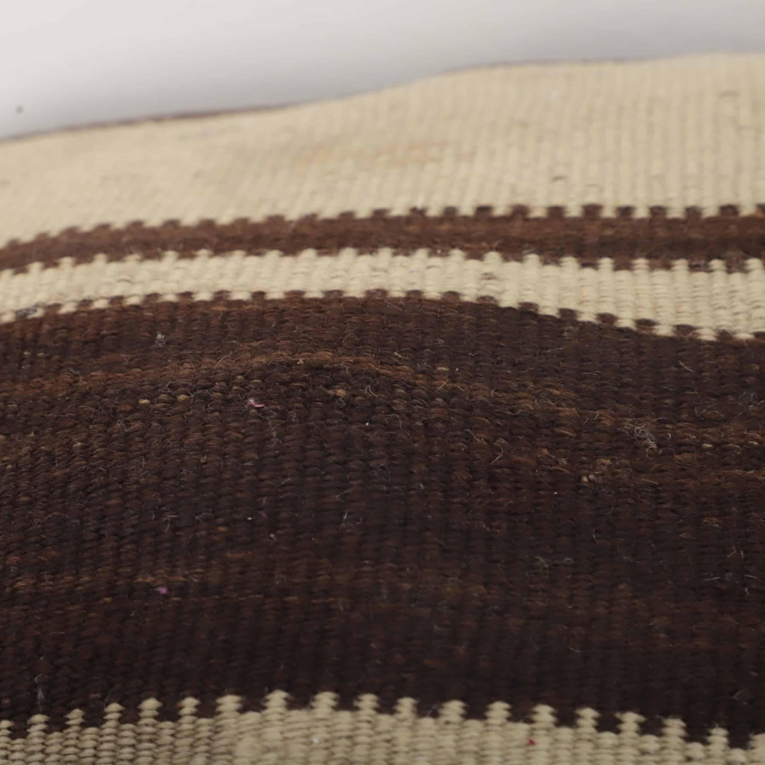 Moroccan Kilim Cushion 40x38 cm – Handmade Striped Berber Pillow - Image 7