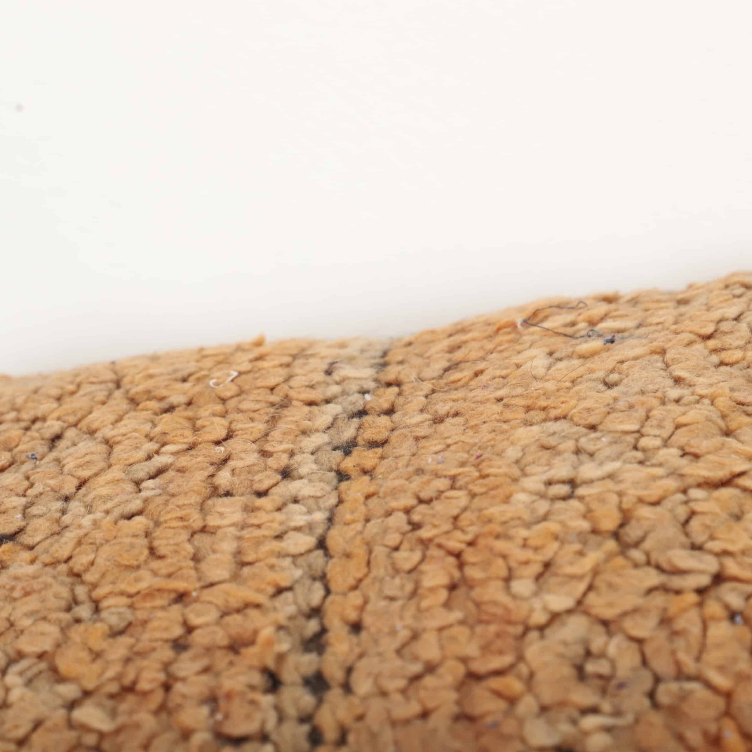 Moroccan Wool Pillow 44x42 cm – Handmade Berber Cushion in Warm Earth Tones - Image 8