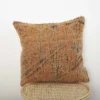 Moroccan Brown Striped Kilim Pillow Cushion
