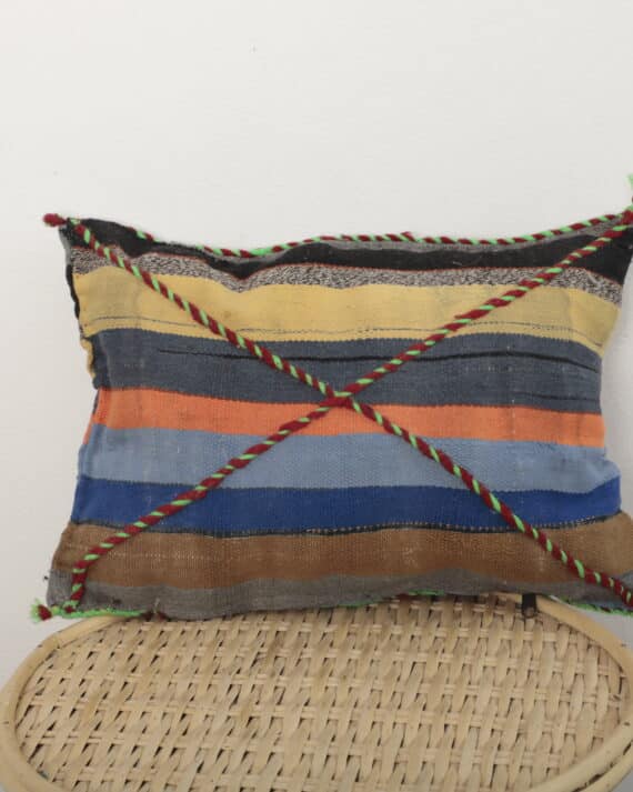 Moroccan kilim lumbar pillow