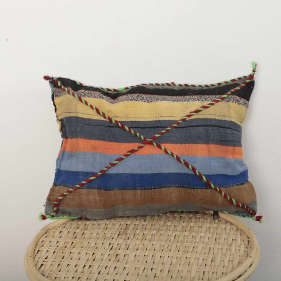 Moroccan kilim lumbar pillow