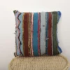 Moroccan Pillow – Handmade Berber Striped Cushion for Home Decor