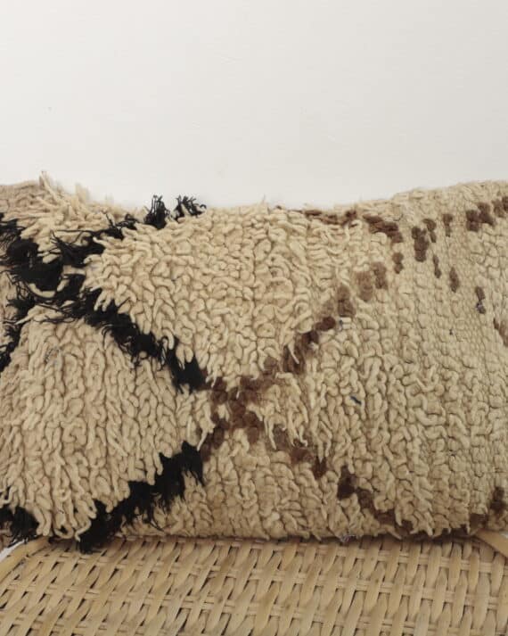 Moroccan wool pillow