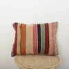 Terracotta Moroccan Berber Pillow – Handmade Wool Cushion