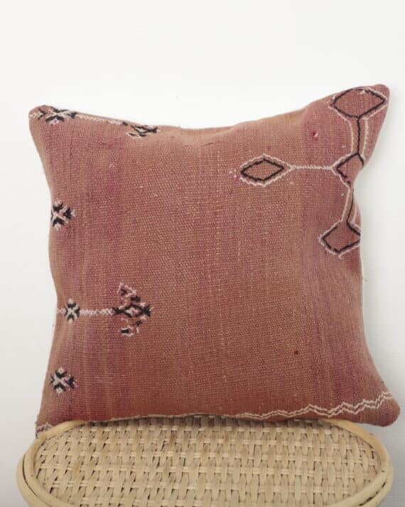 Handmade Moroccan Pillow 47×41 cm – Large Authentic Berber Cushion for Home Decor (Copy)