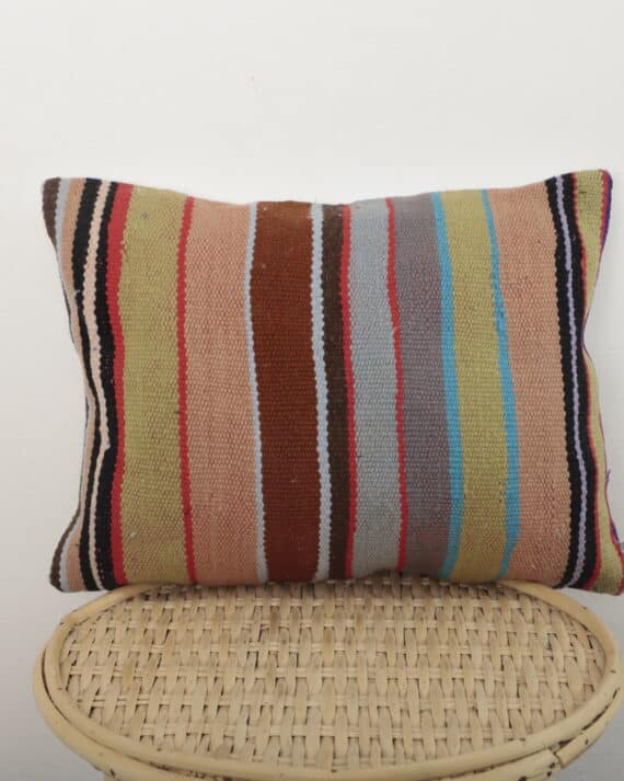 Striped Moroccan pillow