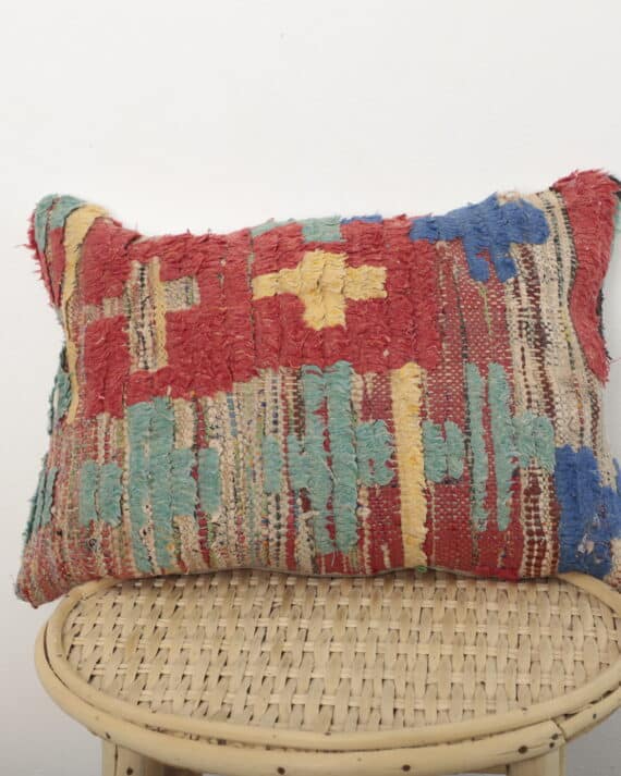 Boucherouite Moroccan pillow