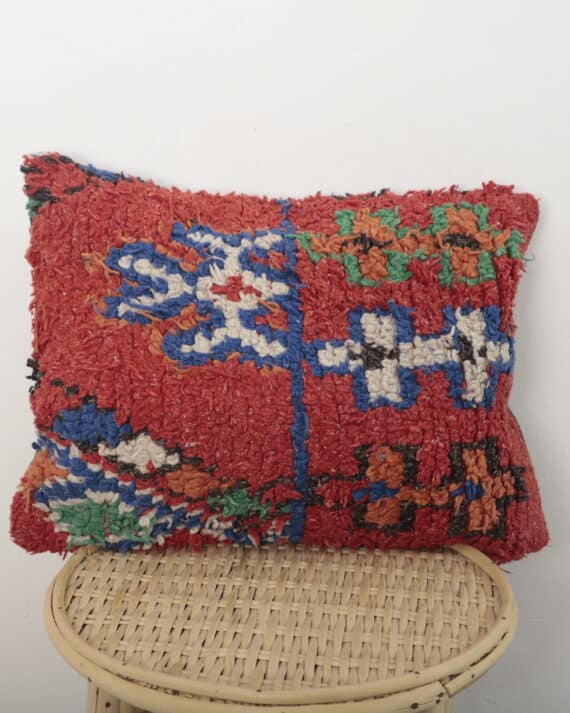 Boucherouite Moroccan pillow