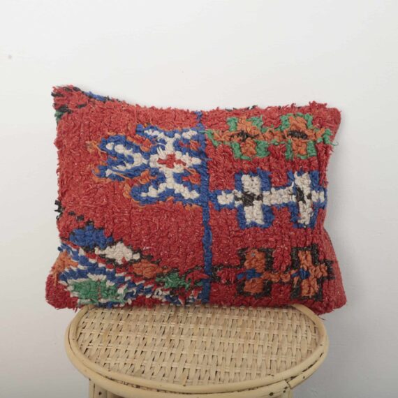 Boucherouite Moroccan pillow