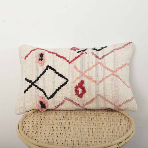 Moroccan cactus silk pillow