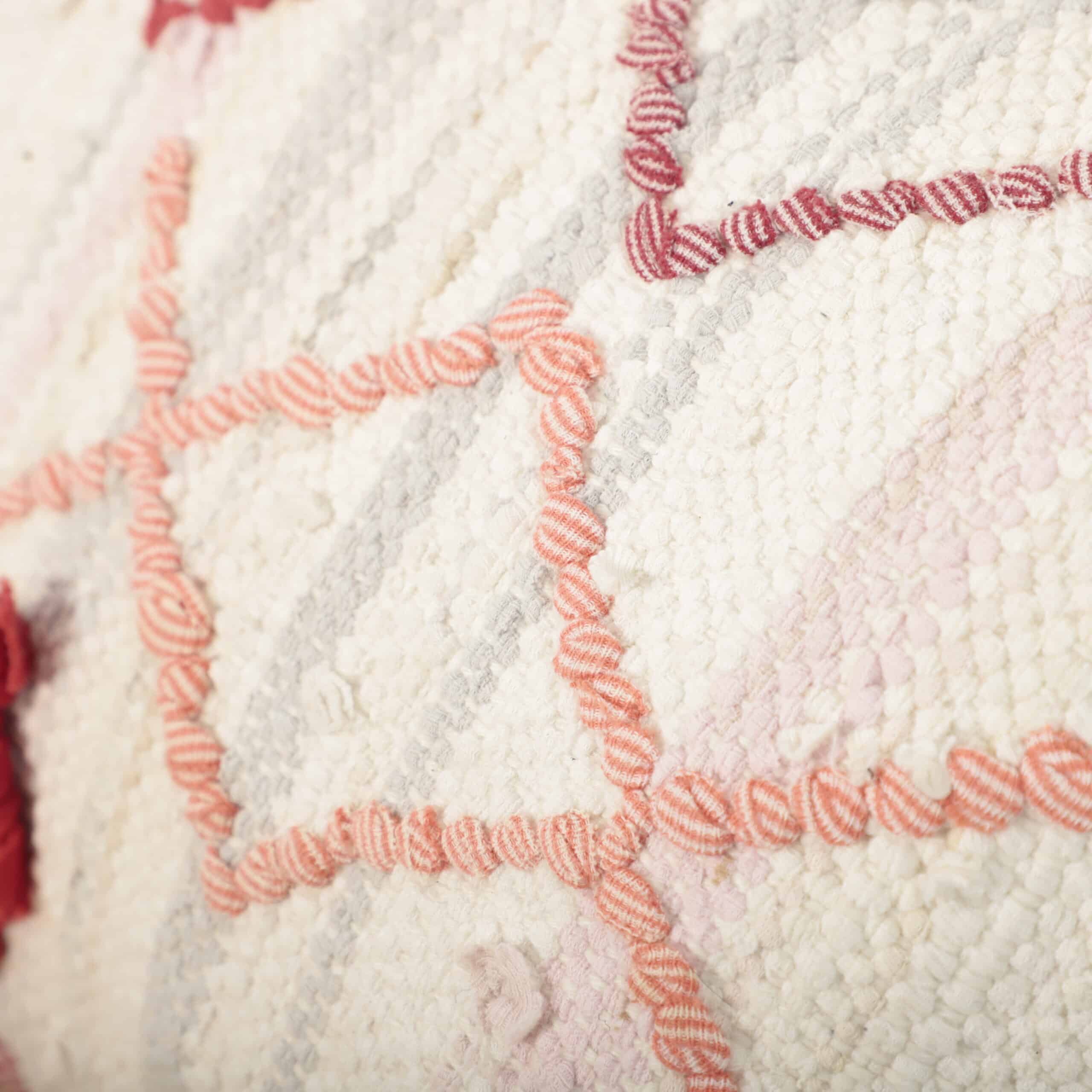 Moroccan Cactus Silk Pillow 46x30 cm – Handmade Sabra Berber Cushion - Image 4