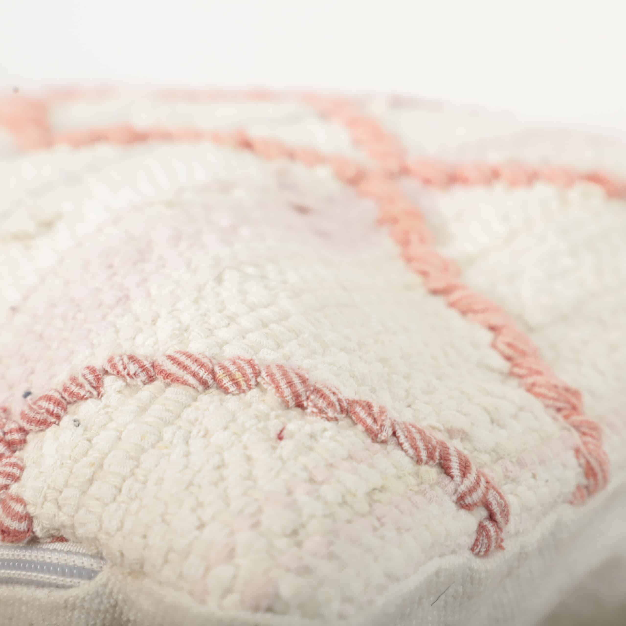 Moroccan Cactus Silk Pillow 46x30 cm – Handmade Sabra Berber Cushion - Image 5