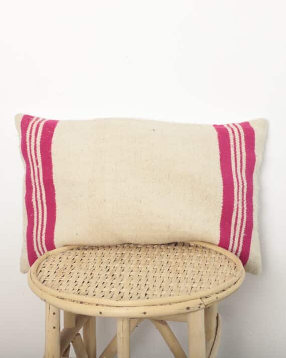 Moroccan striped pillow