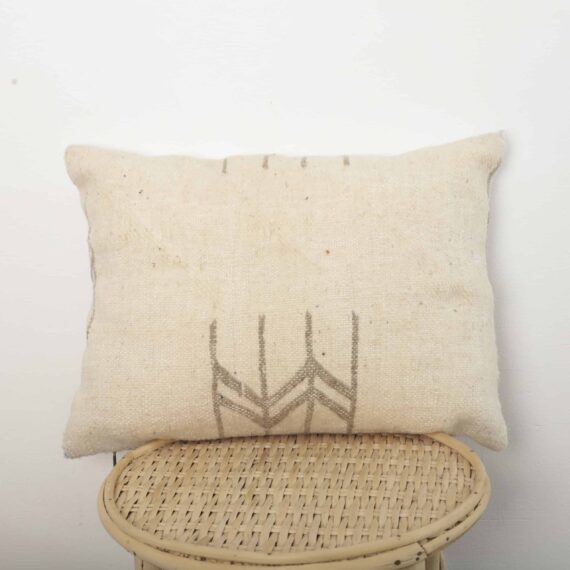 Neutral Moroccan pillow