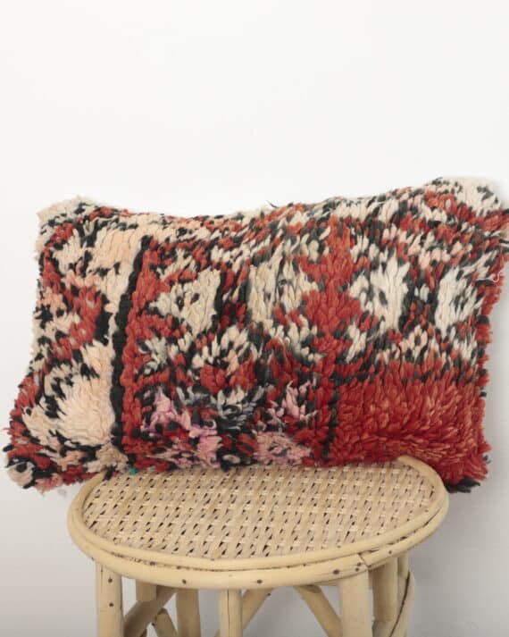 Boucherouite Moroccan pillow