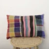 Colorful Moroccan Pillow – Handmade Patchwork Cushion 55×37