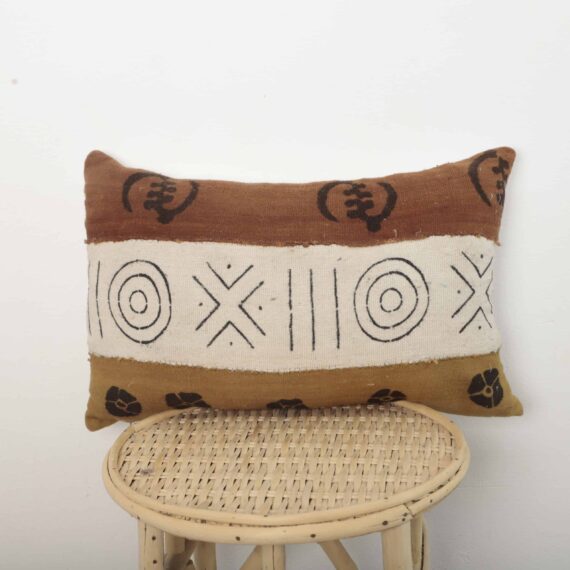 Mudcloth Moroccan pillow