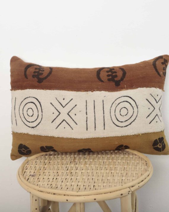 Mudcloth Moroccan pillow