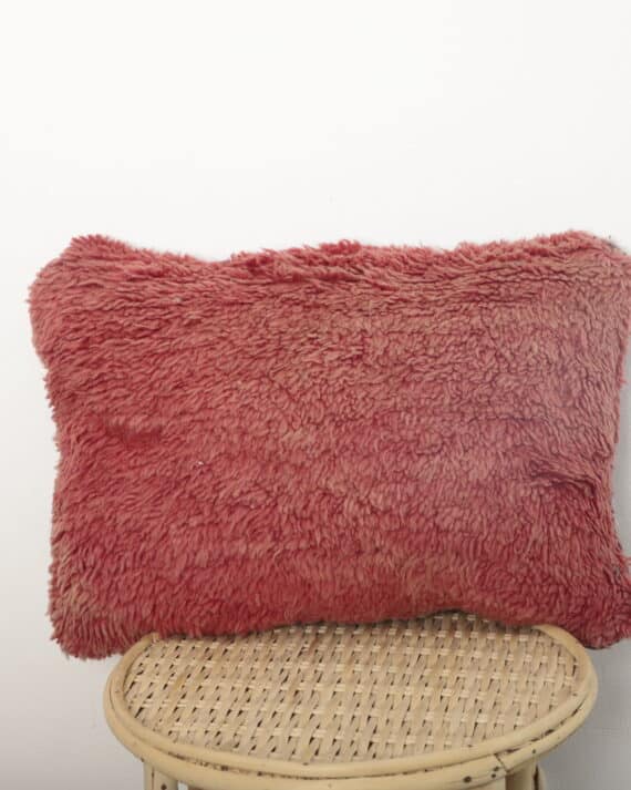 Red Moroccan pillow