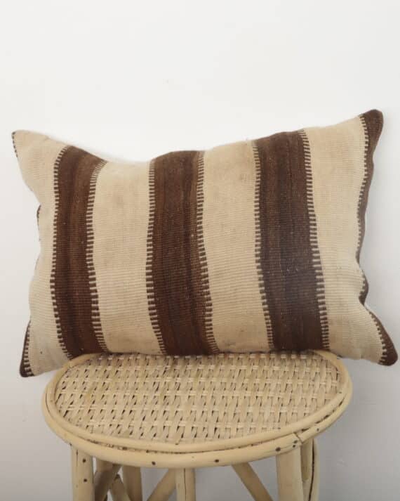 Striped Moroccan pillow