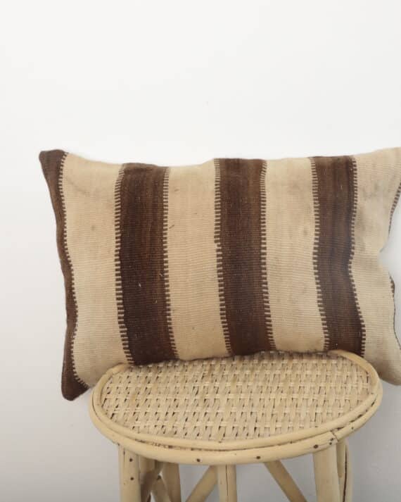 Vintage Moroccan rug pillow