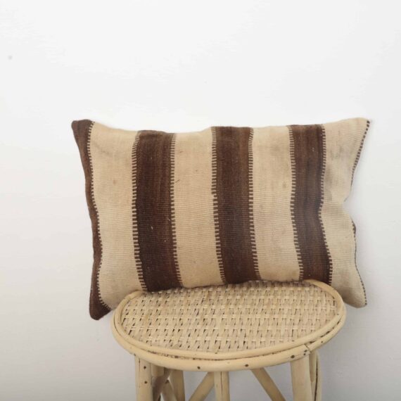 Vintage Moroccan rug pillow